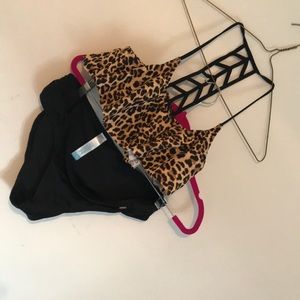 Two piece PINK flowy top